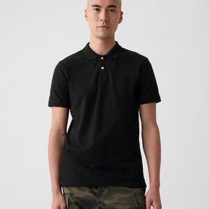 Gap All Day Pique classic Polo Black XL